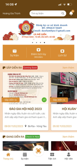 Check in sự kiện