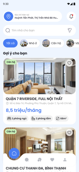App cho thuê Nhà trọ / Văn phòng / Chung cư