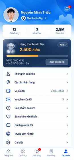 Thiết kế app dầu nhớt RPM