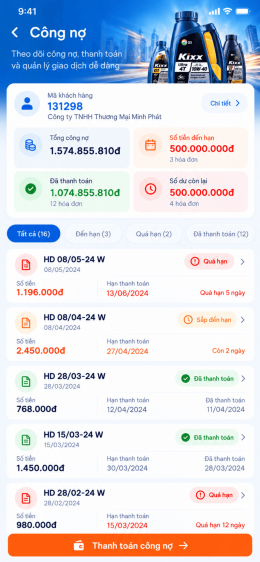 Thiết kế app dầu nhớt RPM