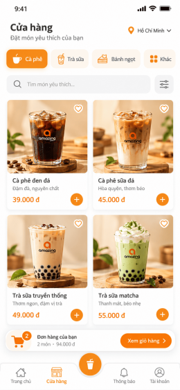 App dành cho chuỗi Coffee