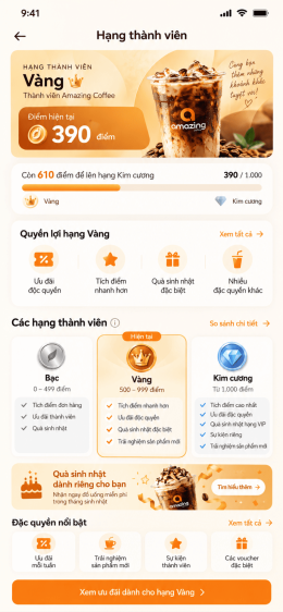 App dành cho chuỗi Coffee