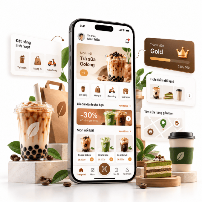 Giải pháp công nghệ khi thiết kế App Coffee