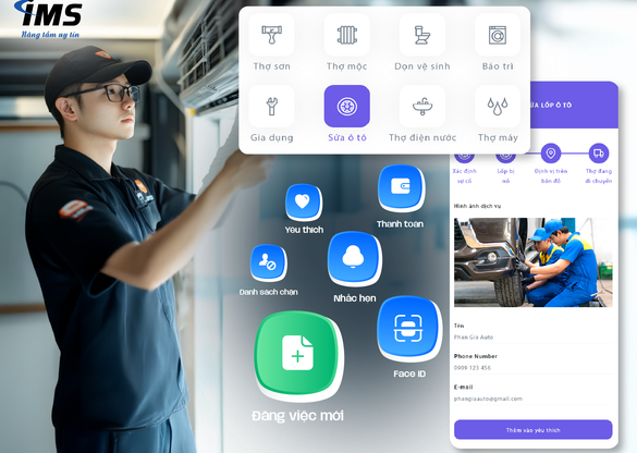 Thiết Kế Ứng Dụng Gọi Thợ Chuyên Nghiệp – Giải Pháp Kết Nối Dịch Vụ Thông Minh Cho Doanh Nghiệp