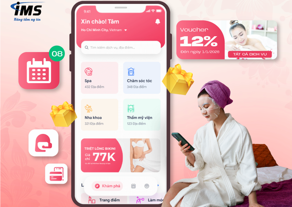 Thiết kế app spa, thẩm mỹ viện chuyên nghiệp – Giải pháp đột phá cho ngành làm đẹp