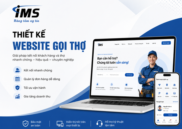 Thiết Kế Website Gọi Thợ Chuyên Nghiệp – Giải Pháp Kết Nối Khách Hàng Và Thợ Nhanh Chóng