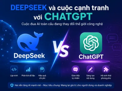 DeepSeek Và Cuộc Cạnh Tranh Với ChatGPT – Cuộc Đua AI Toàn Cầu Đang Thay Đổi Thế Giới Công Nghệ