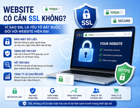 Website Có Cần SSL Không? Vì Sao Chứng Chỉ SSL Là Yếu Tố Bắt Buộc Đối Với Website Hiện Đại