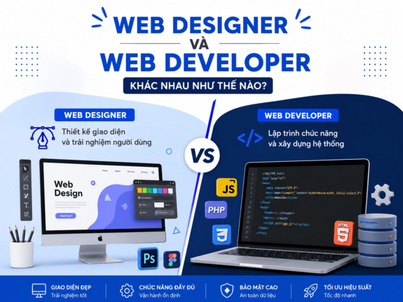 Web Designer và Web Developer khác nhau như thế nào?