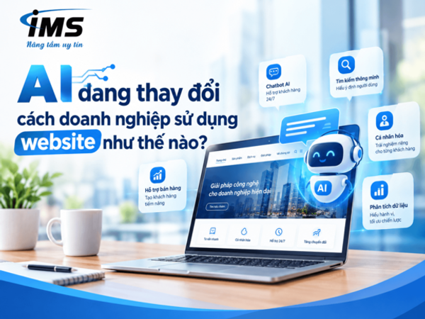 AI đang thay đổi cách doanh nghiệp sử dụng website như thế nào?