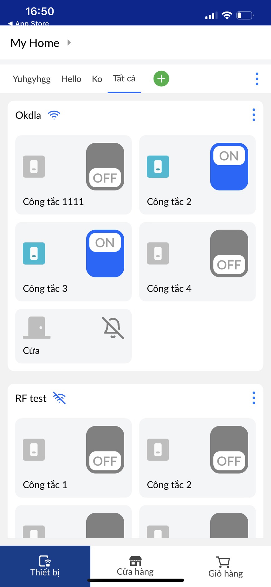 App IOT, Smart Home