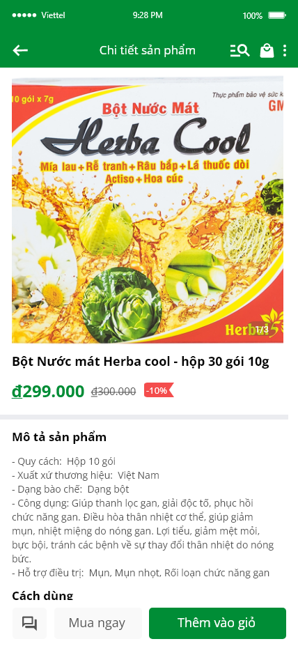 App bán dược phẩm