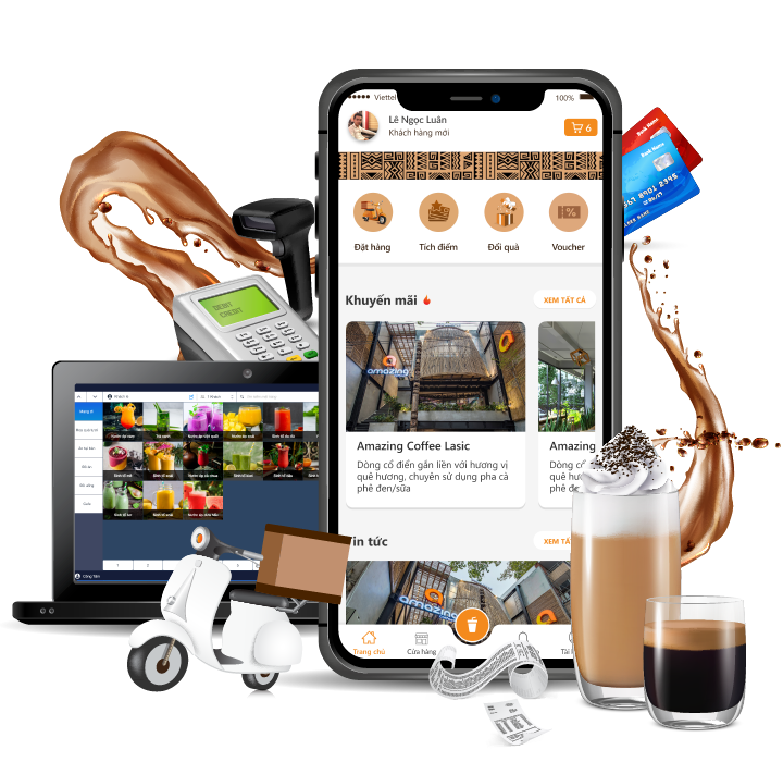 Giải pháp công nghệ khi thiết kế App Coffee