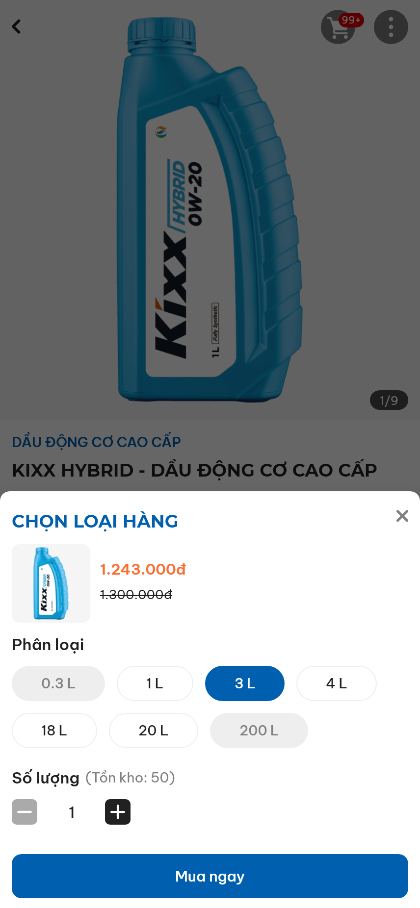 Thiết kế app dầu nhớt RPM