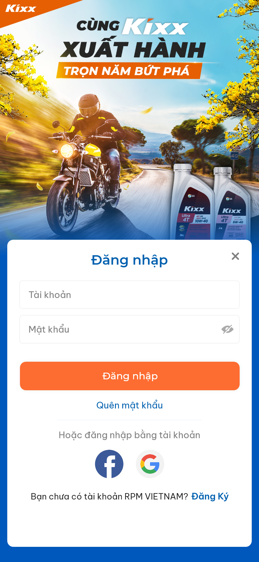 Thiết kế app dầu nhớt RPM