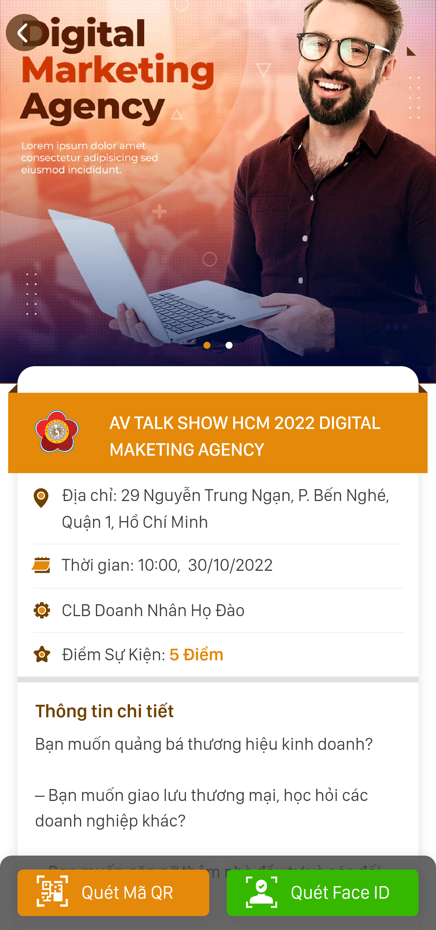 Check in sự kiện