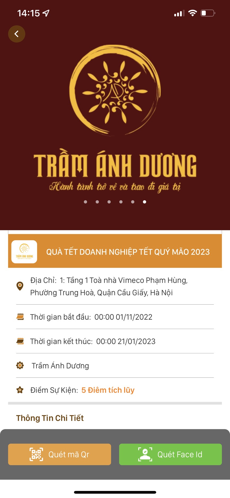 Check in sự kiện