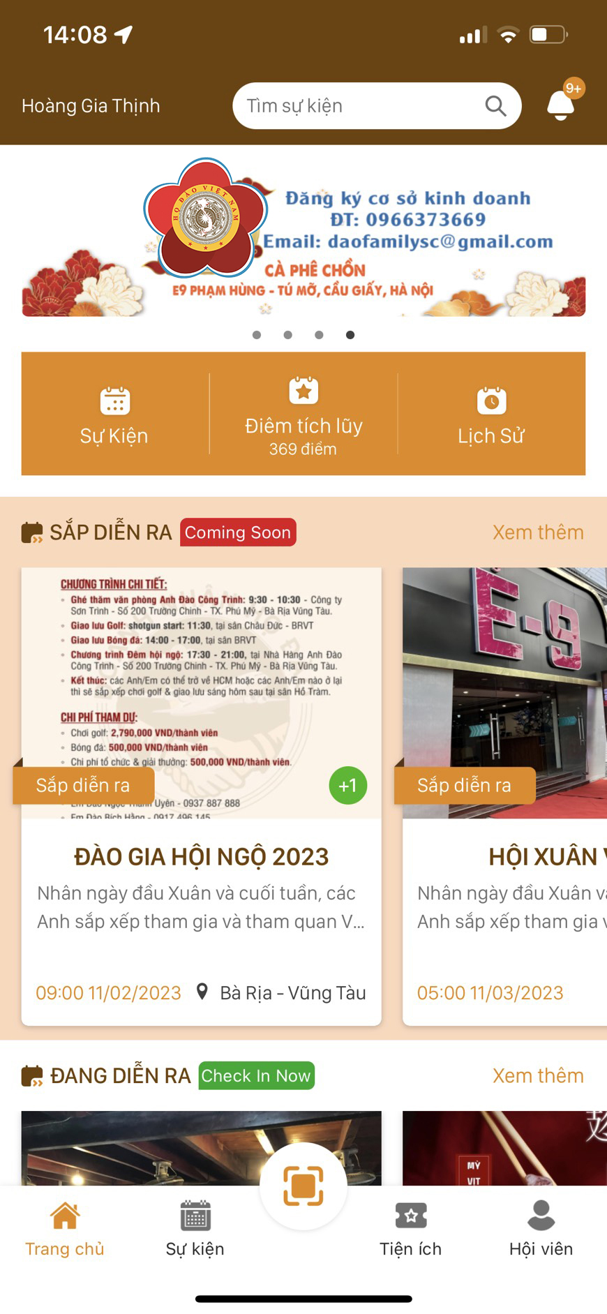 Check in sự kiện