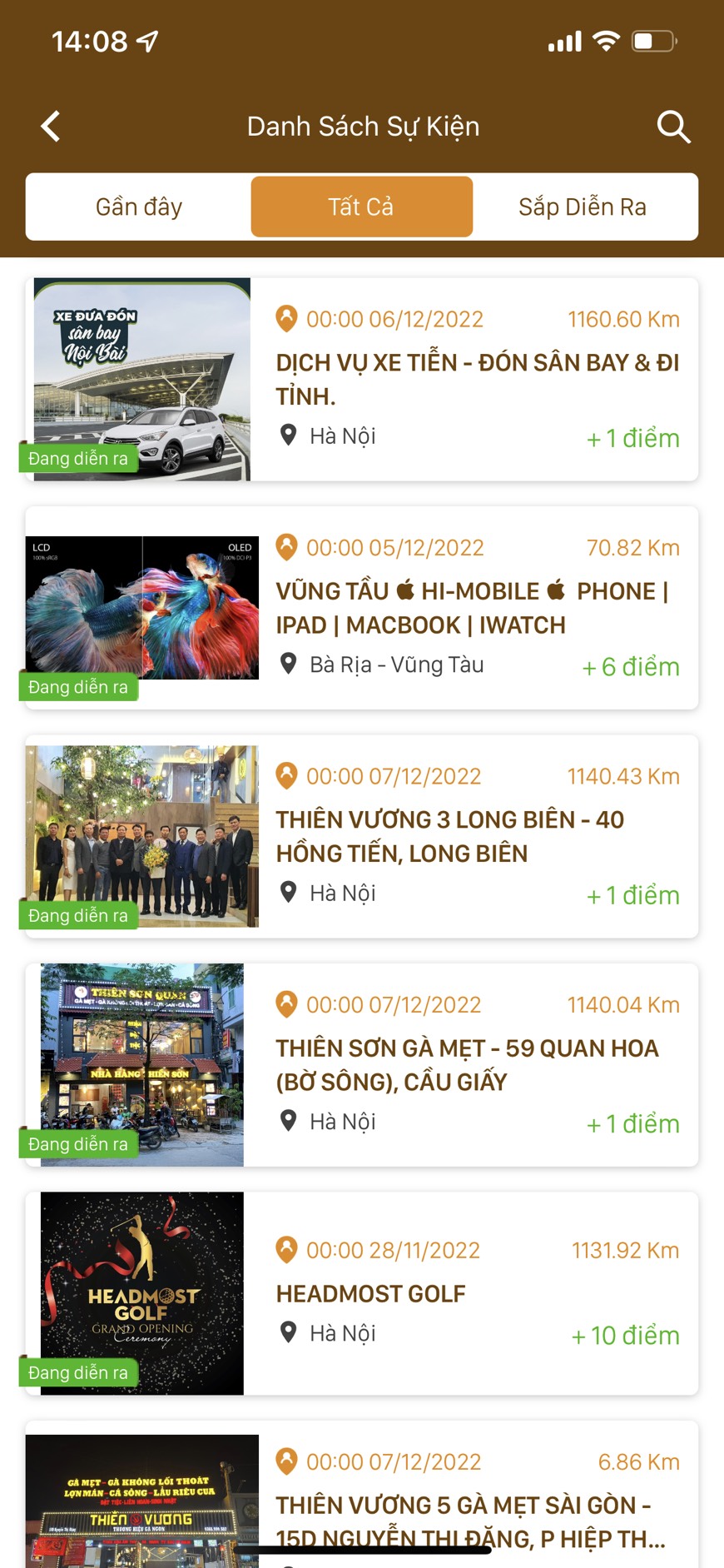 Check in sự kiện