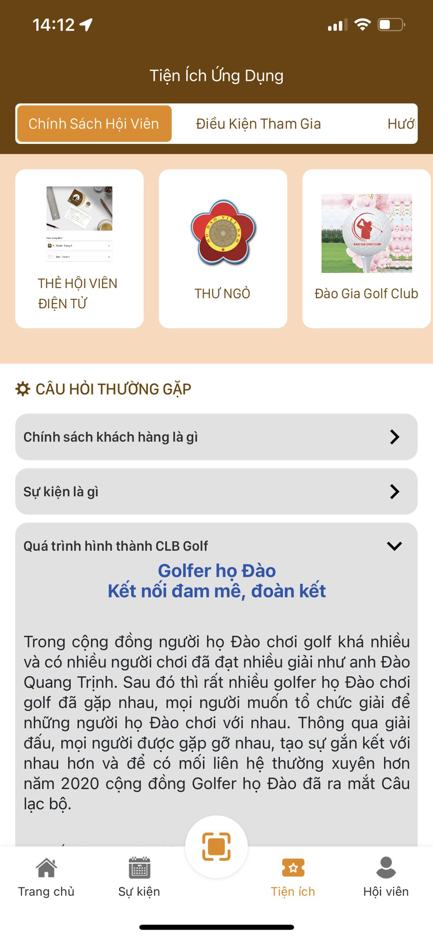 Check in sự kiện