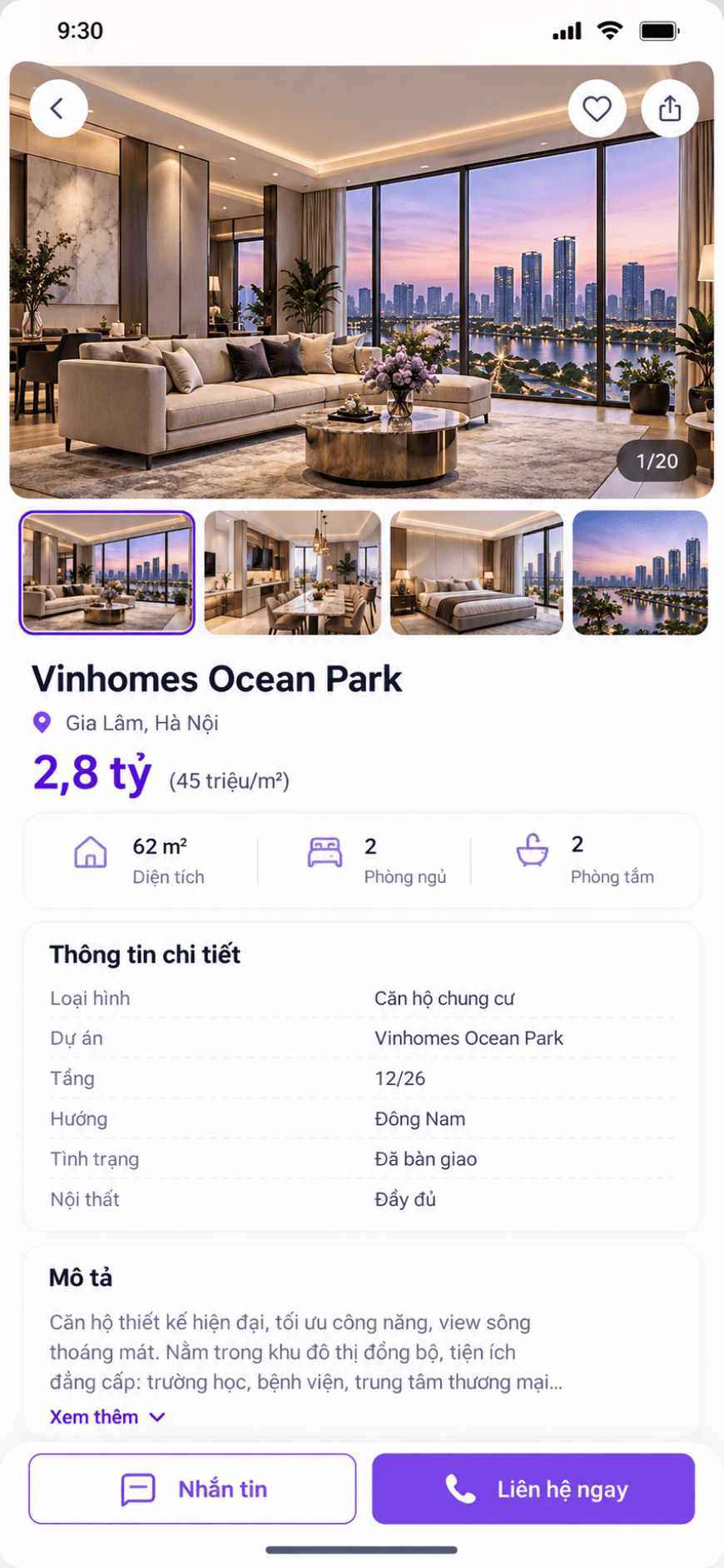 App Bất Động Sản