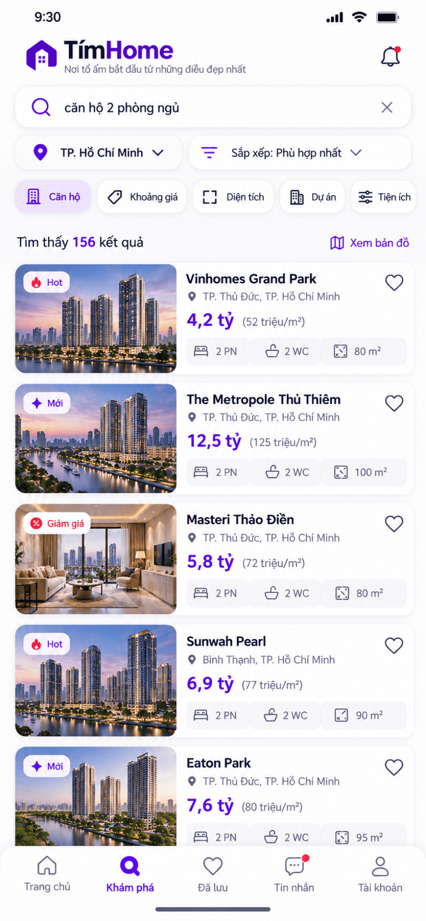 App Bất Động Sản