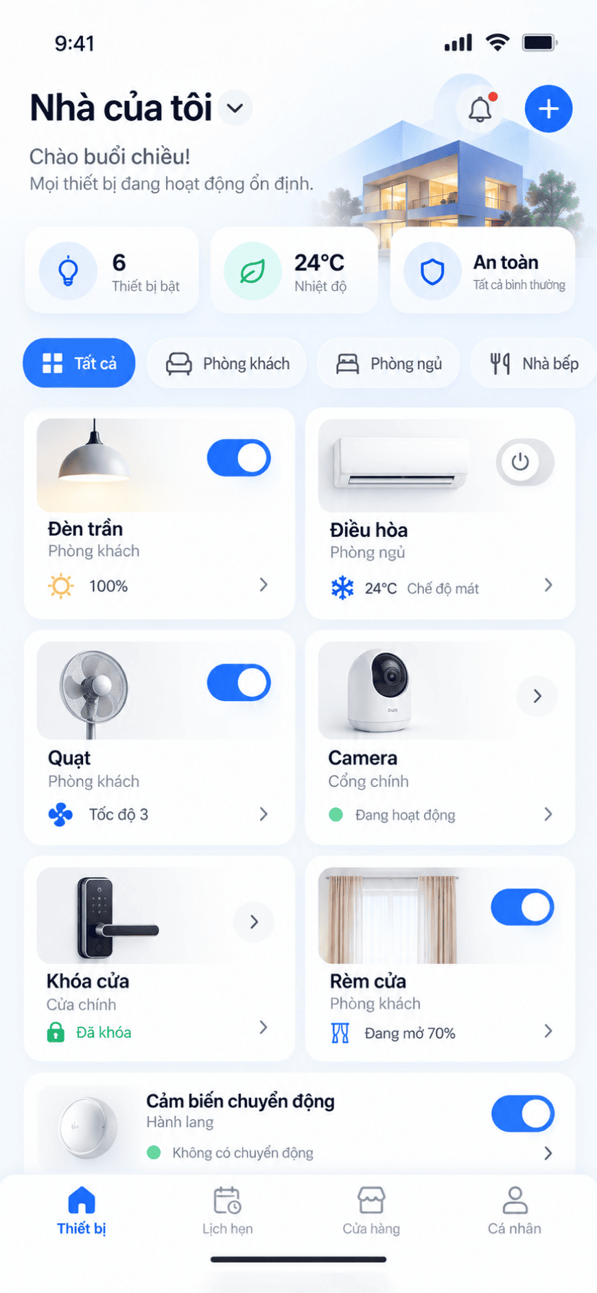 App IOT, Smart Home