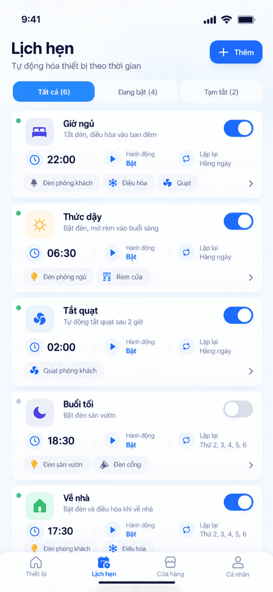 App IOT, Smart Home